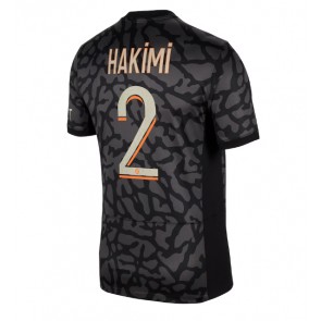 Paris Saint-Germain Achraf Hakimi #2 Tredje Tröja 2023-24 Kortärmad